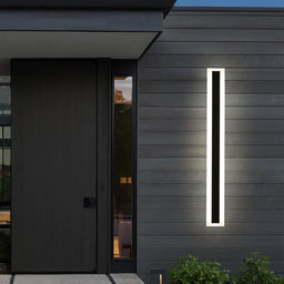 Waterproof Outdoor Lighting Tall LED Wall Lamp IP65 Aluminum Dimmable Light Garden Porch Sconce Light 110V 220V Sconce Luminaire