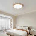Modern LED Ceiling Light Wood Grain Golden One Light with 3 Colors Home Lighing Kitchen Bedroom Bathroom Surface Ceiling Lamp