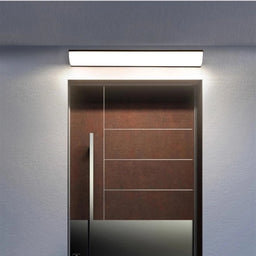 LED Waterproof Wall Lamp IP65 Outdoor Long Strip Villa Courtyard Garden Exterior Wall Decoration Wall Washing Lamp White Black