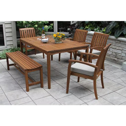 Wood Outdoor Dining Table
