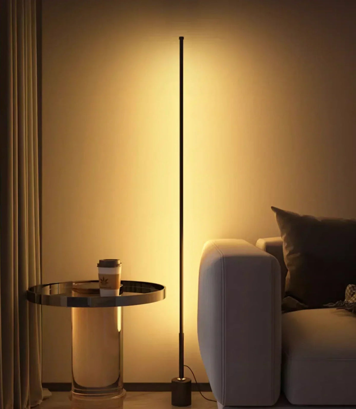 Smart Dimmable Corner Mood Floor Lamp, 100cm