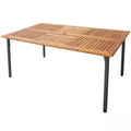Wood Outdoor Dining Table