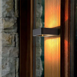 LED Outdoor Lighting IP65 Waterproof Alumunim Wall Lamp Garden Villa Porch Sconce Lightings Black Color 96-260V Sconce Luminaire