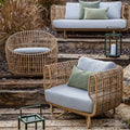 Rattan Sofa Outdoor Garden South East Asia Style Rattan Balcony Small Coffee Table Indoor Courtyard Outdoor Furniture Combinatio