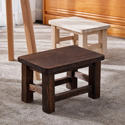 New All-Solid Wood Small Stool Household Adult Retro Shoe Changing Stools Paulownia Small Bench Living Room Furniture